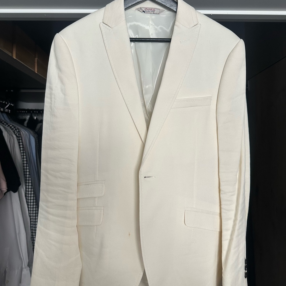 Zara Sz 36 Cream Blazer